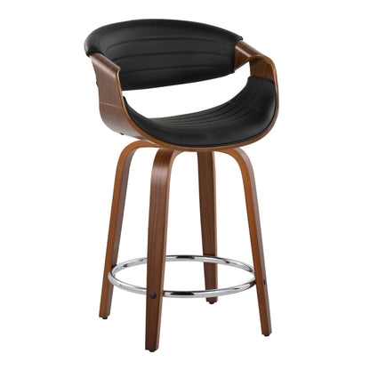 Majestic Office Furniture 24" Fixed-Height Counter Stool - Set of 2