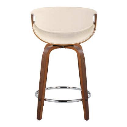 Majestic Office Furniture 24" Fixed-Height Counter Stool - Set of 2