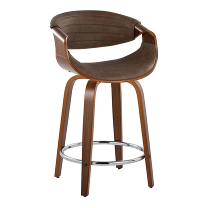 Majestic Office Furniture 24" Fixed-Height Counter Stool - Set of 2