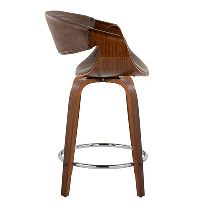 Majestic Office Furniture 24" Fixed-Height Counter Stool - Set of 2