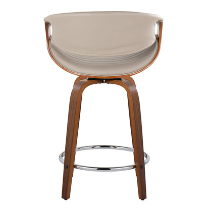 Majestic Office Furniture 24" Fixed-Height Counter Stool - Set of 2