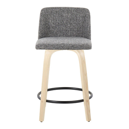 Majestic Office Furniture 24" Fixed-Height Counter Stool - Set of 2