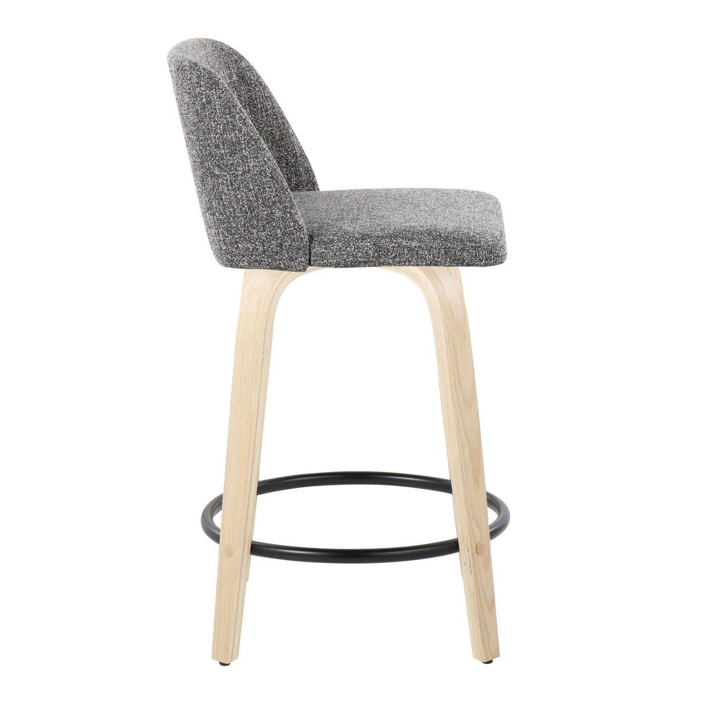 Majestic Office Furniture 24" Fixed-Height Counter Stool - Set of 2