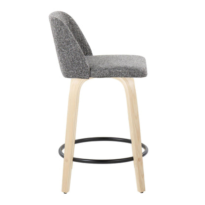 Majestic Office Furniture 24" Fixed-Height Counter Stool - Set of 2