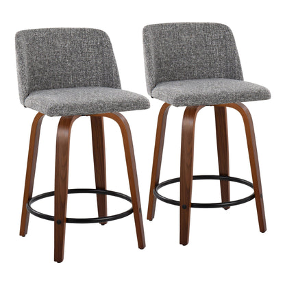 Majestic Office Furniture 24" Fixed-Height Counter Stool - Set of 2