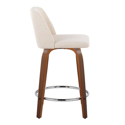 Majestic Office Furniture 24" Fixed-Height Counter Stool - Set of 2