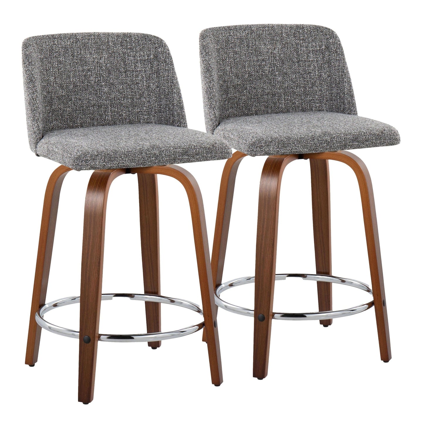 Majestic Office Furniture 24" Fixed-Height Counter Stool - Set of 2