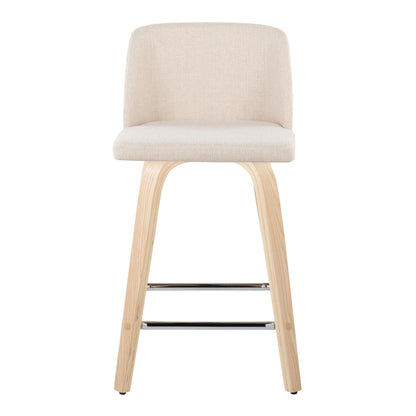 Majestic Office Furniture 24" Fixed-Height Counter Stool - Set of 2