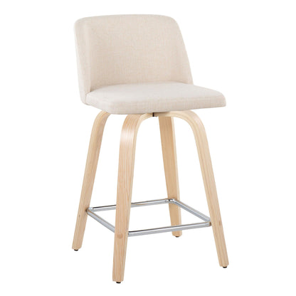 Majestic Office Furniture 24" Fixed-Height Counter Stool - Set of 2