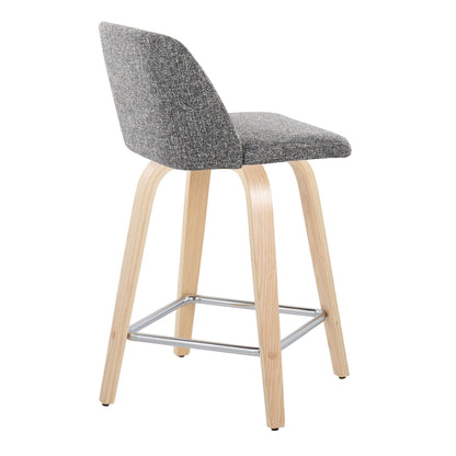 Majestic Office Furniture 24" Fixed-Height Counter Stool - Set of 2