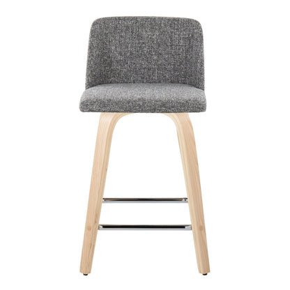 Majestic Office Furniture 24" Fixed-Height Counter Stool - Set of 2