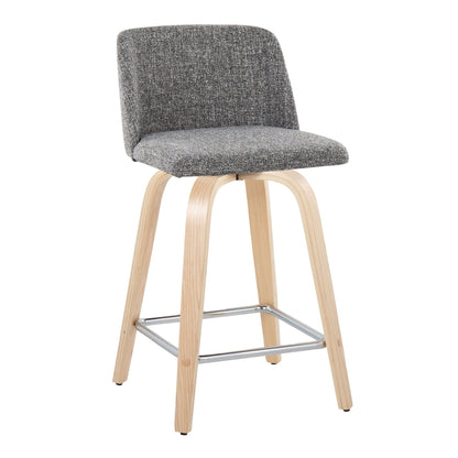 Majestic Office Furniture 24" Fixed-Height Counter Stool - Set of 2