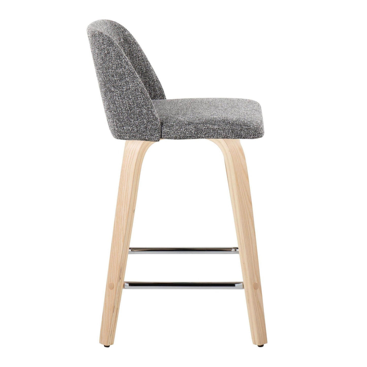 Majestic Office Furniture 24" Fixed-Height Counter Stool - Set of 2