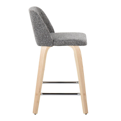 Majestic Office Furniture 24" Fixed-Height Counter Stool - Set of 2
