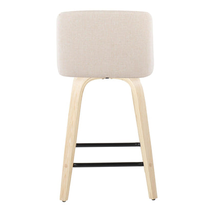 Majestic Office Furniture 24" Fixed-Height Counter Stool - Set of 2