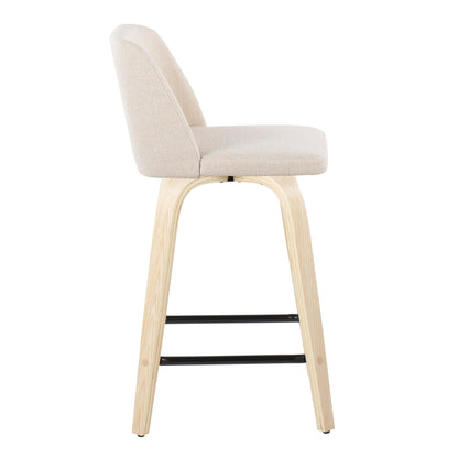 Majestic Office Furniture 24" Fixed-Height Counter Stool - Set of 2