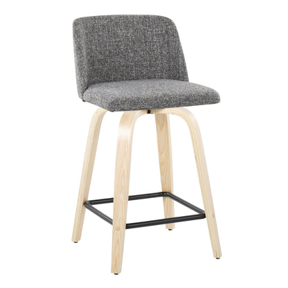 Majestic Office Furniture 24" Fixed-Height Counter Stool - Set of 2
