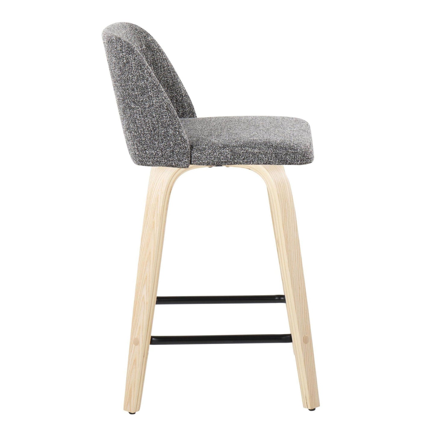 Majestic Office Furniture 24" Fixed-Height Counter Stool - Set of 2