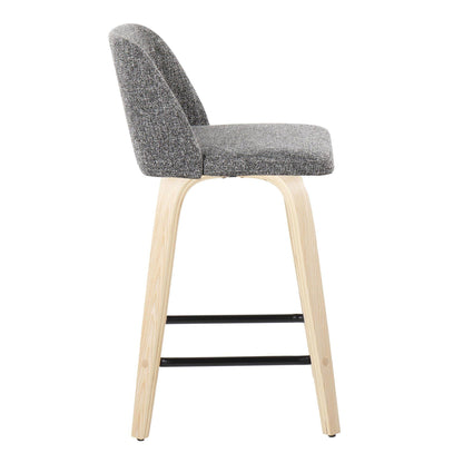 Majestic Office Furniture 24" Fixed-Height Counter Stool - Set of 2