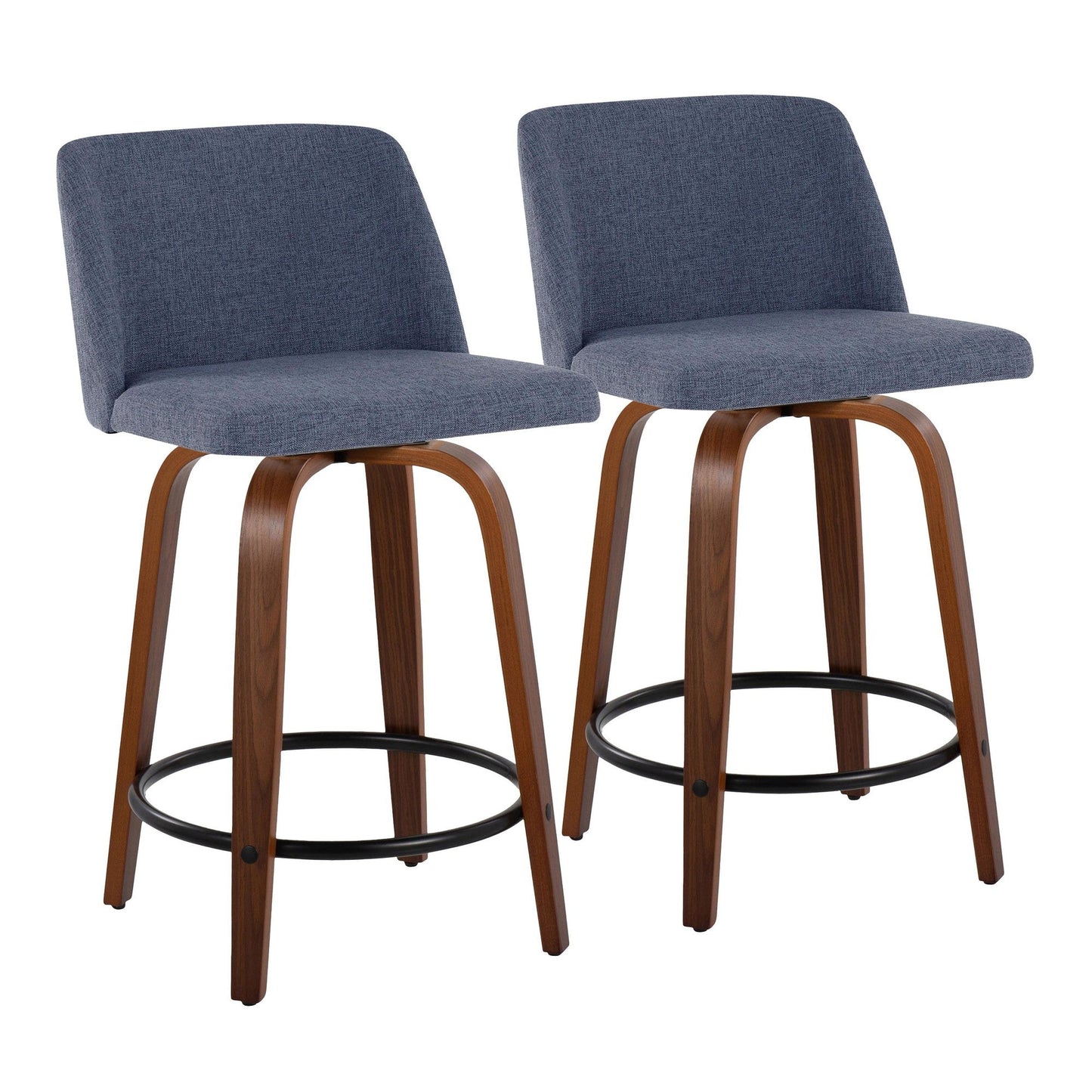 Majestic Office Furniture 24" Fixed-Height Counter Stool - Set of 2