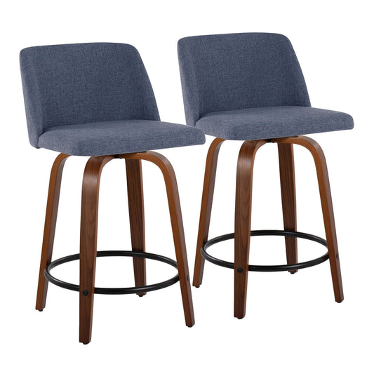 Majestic Office Furniture 24" Fixed-Height Counter Stool - Set of 2