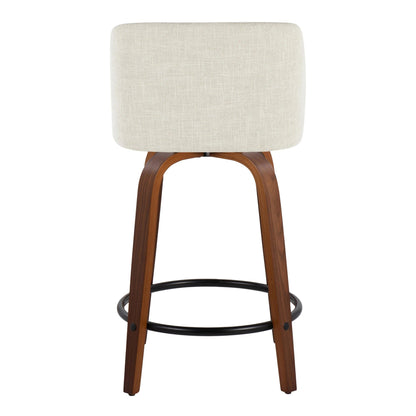 Majestic Office Furniture 24" Fixed-Height Counter Stool - Set of 2