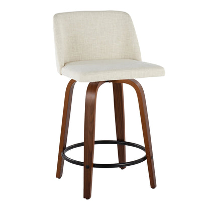Majestic Office Furniture 24" Fixed-Height Counter Stool - Set of 2