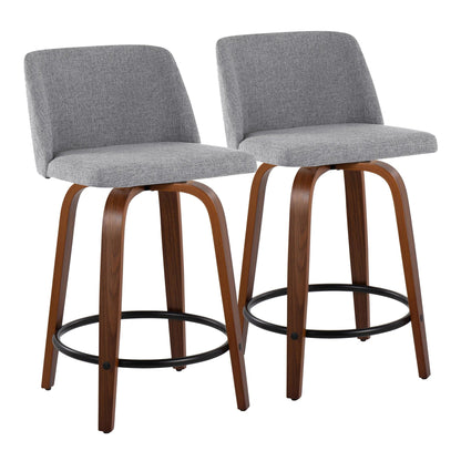 Majestic Office Furniture 24" Fixed-Height Counter Stool - Set of 2