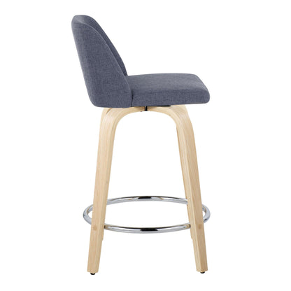 Majestic Office Furniture 24" Fixed-Height Counter Stool - Set of 2