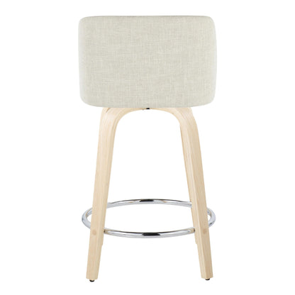 Majestic Office Furniture 24" Fixed-Height Counter Stool - Set of 2