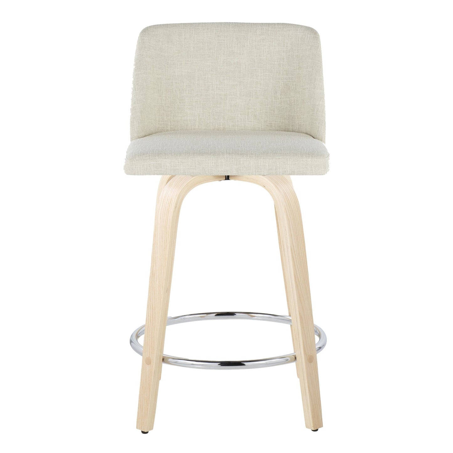 Majestic Office Furniture 24" Fixed-Height Counter Stool - Set of 2