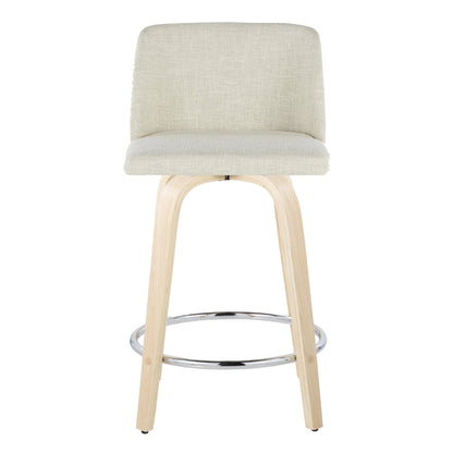 Majestic Office Furniture 24" Fixed-Height Counter Stool - Set of 2