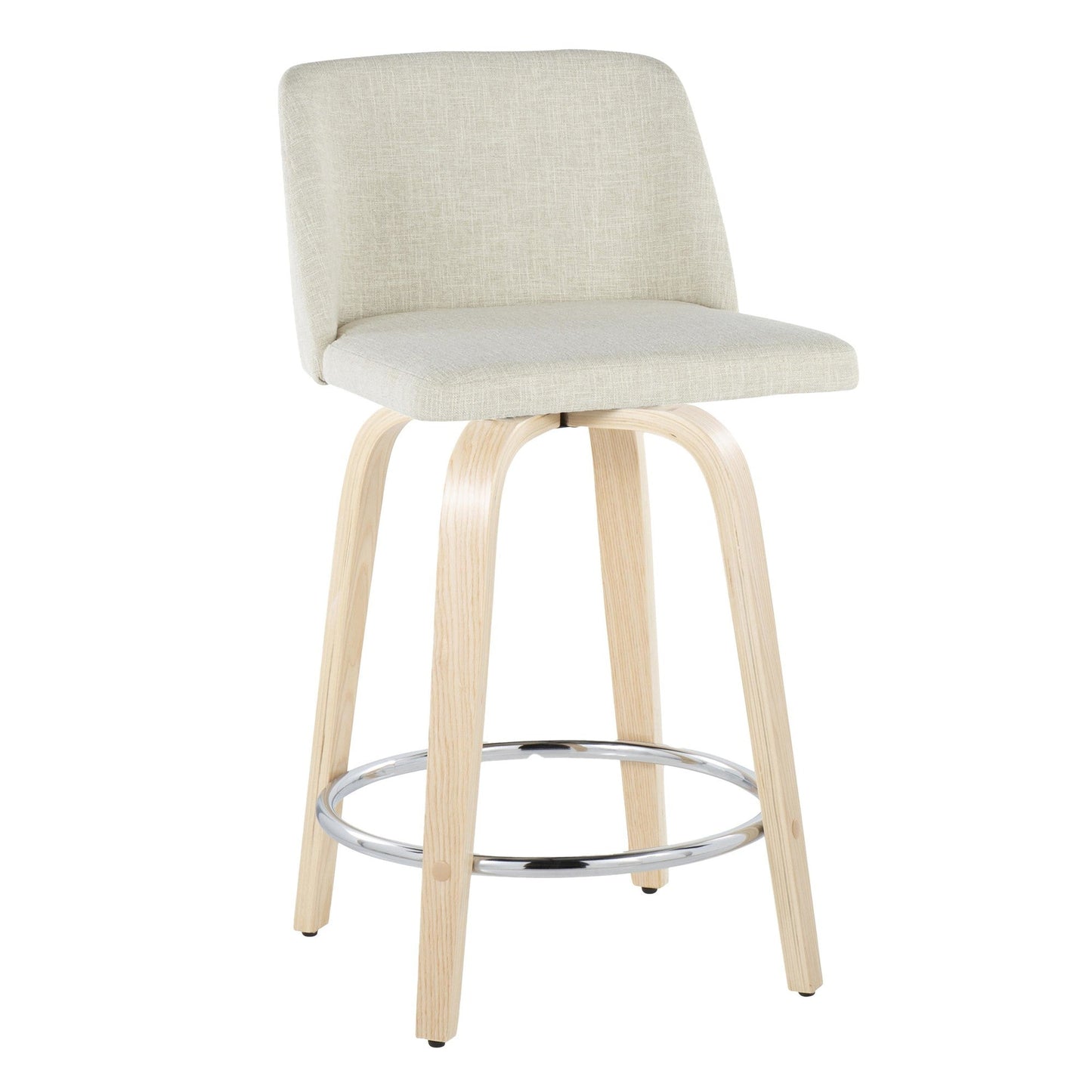 Majestic Office Furniture 24" Fixed-Height Counter Stool - Set of 2