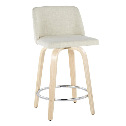 Majestic Office Furniture 24" Fixed-Height Counter Stool - Set of 2