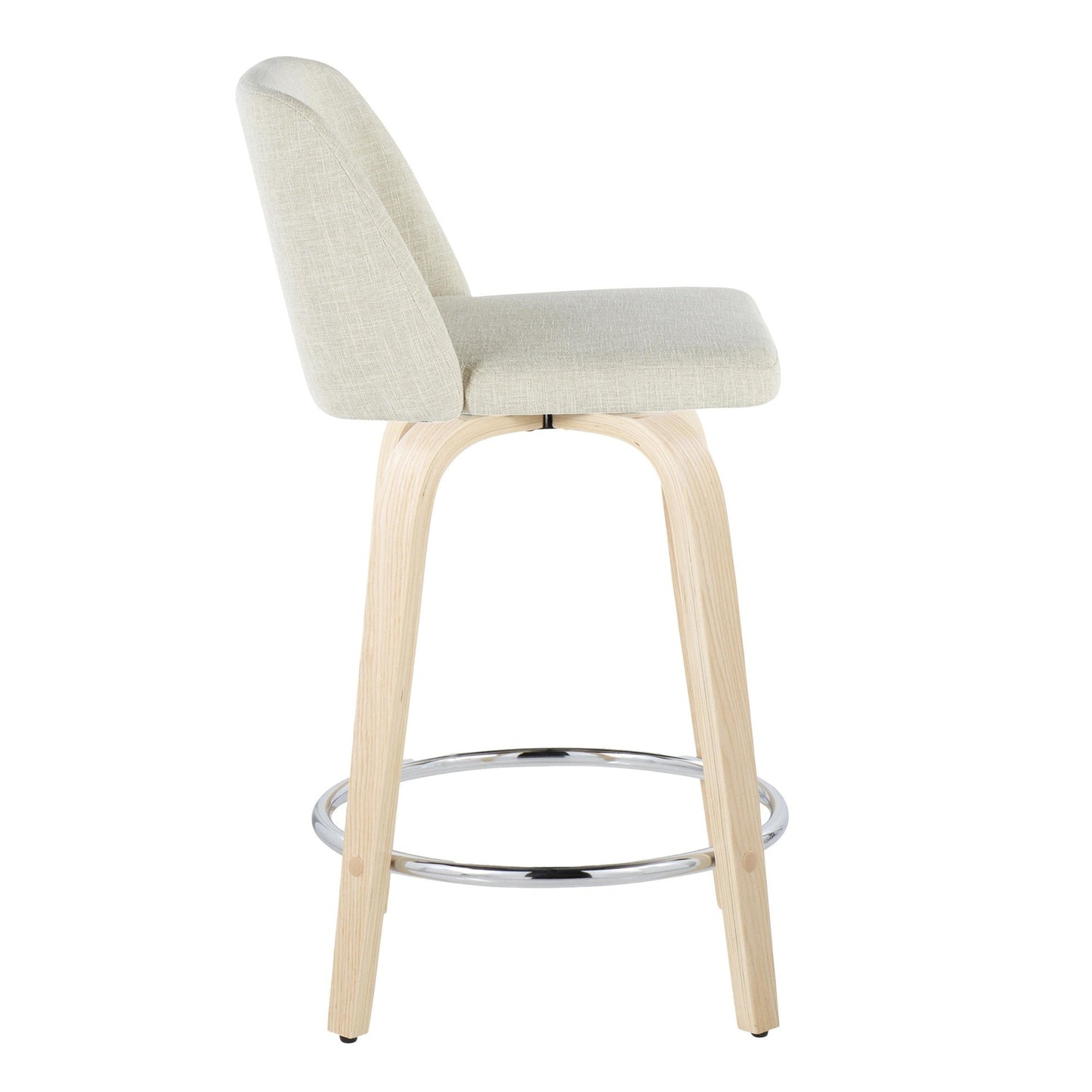 Majestic Office Furniture 24" Fixed-Height Counter Stool - Set of 2