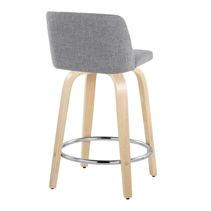 Majestic Office Furniture 24" Fixed-Height Counter Stool - Set of 2