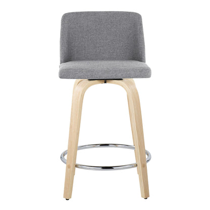 Majestic Office Furniture 24" Fixed-Height Counter Stool - Set of 2