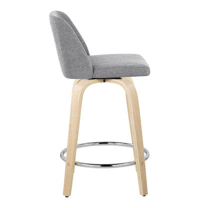 Majestic Office Furniture 24" Fixed-Height Counter Stool - Set of 2