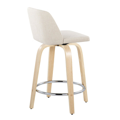 Majestic Office Furniture 24" Fixed-Height Counter Stool - Set of 2