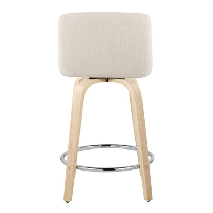 Majestic Office Furniture 24" Fixed-Height Counter Stool - Set of 2