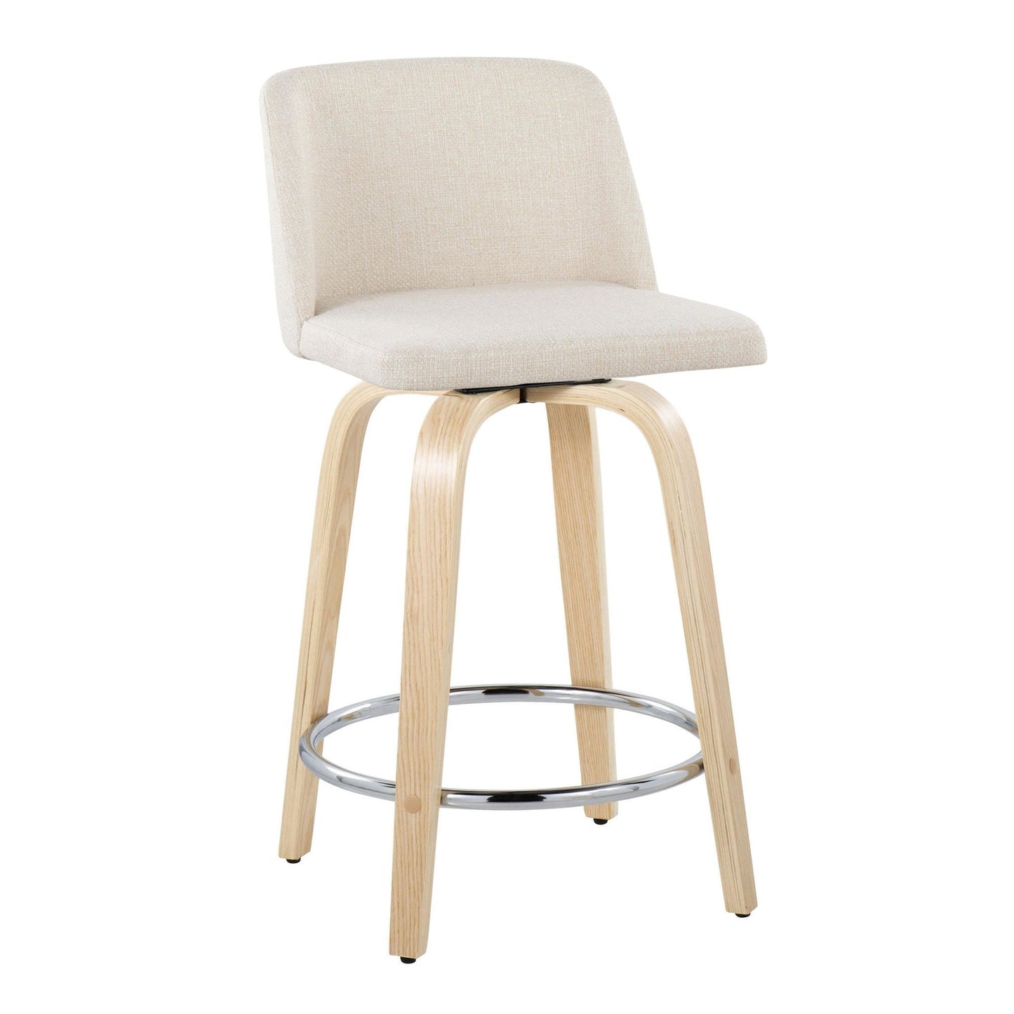 Majestic Office Furniture 24" Fixed-Height Counter Stool - Set of 2
