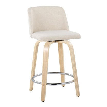 Majestic Office Furniture 24" Fixed-Height Counter Stool - Set of 2