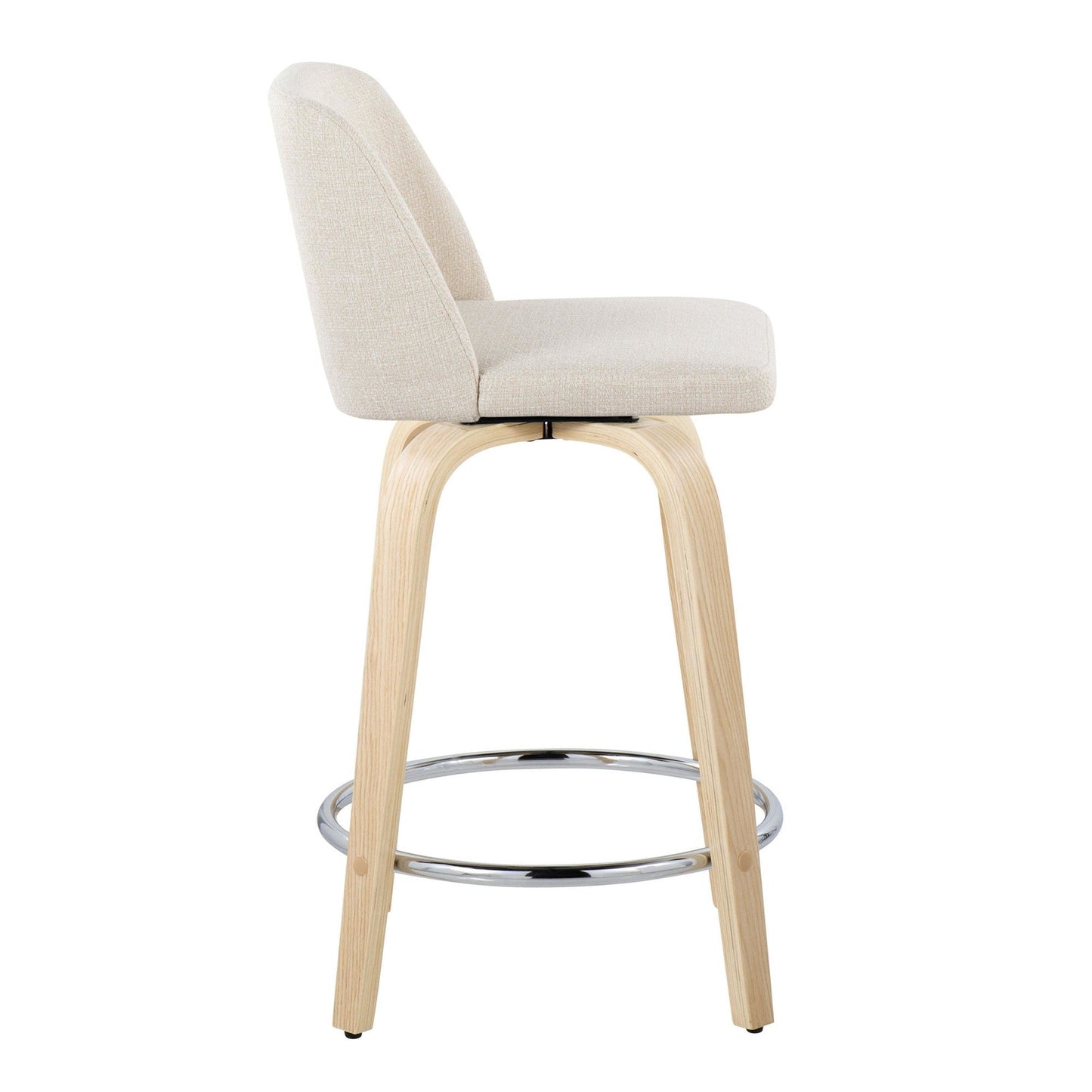 Majestic Office Furniture 24" Fixed-Height Counter Stool - Set of 2