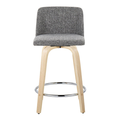Majestic Office Furniture 24" Fixed-Height Counter Stool - Set of 2