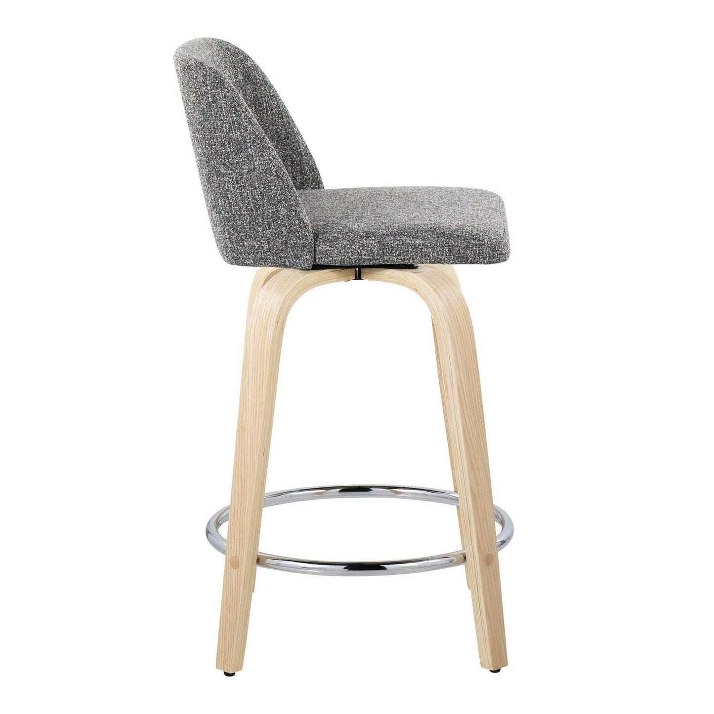 Majestic Office Furniture 24" Fixed-Height Counter Stool - Set of 2