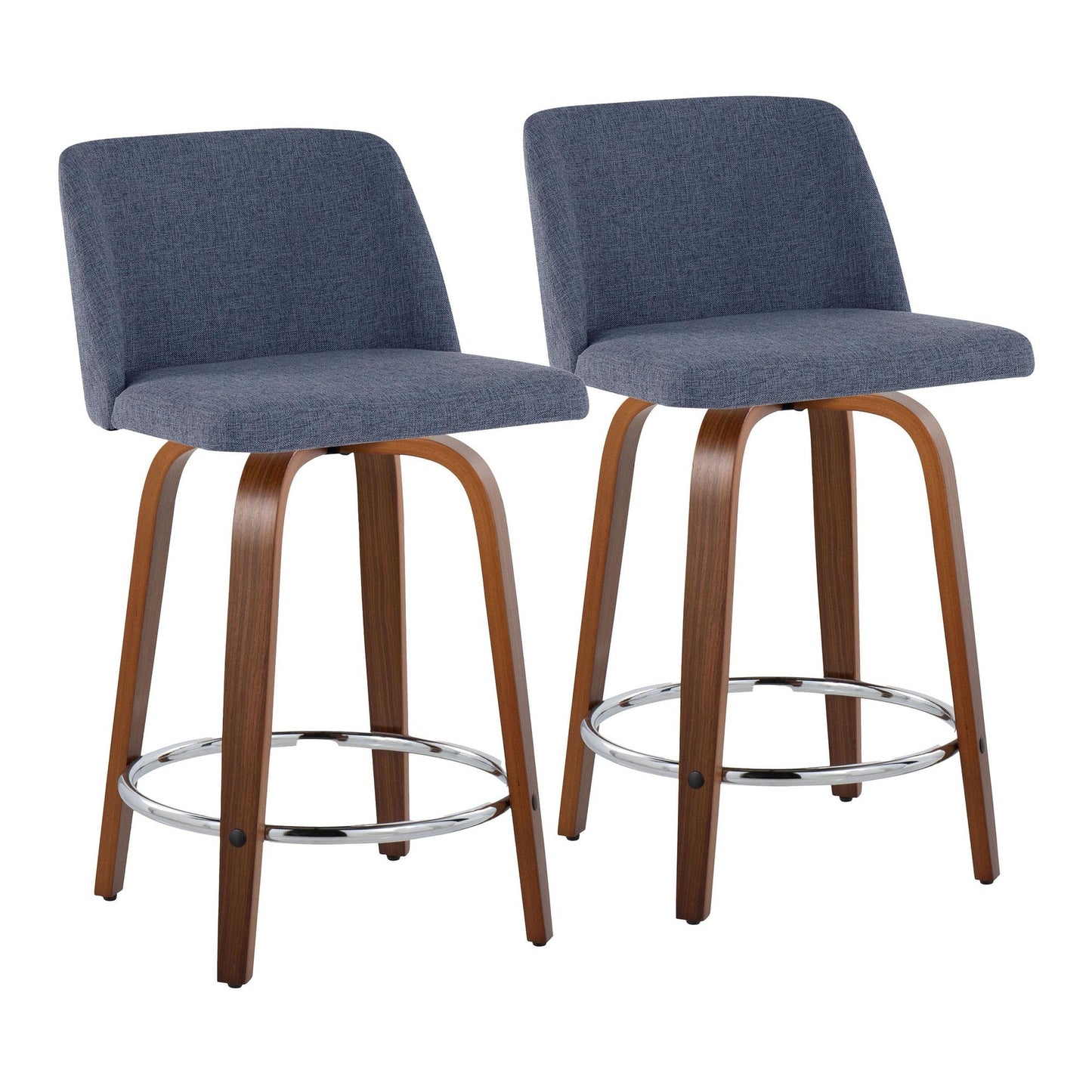 Majestic Office Furniture 24" Fixed-Height Counter Stool - Set of 2