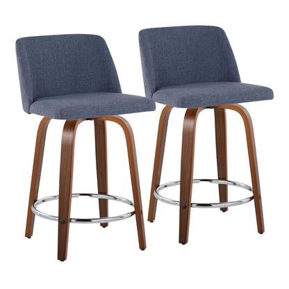 Majestic Office Furniture 24" Fixed-Height Counter Stool - Set of 2