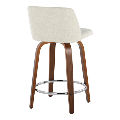 Majestic Office Furniture 24" Fixed-Height Counter Stool - Set of 2