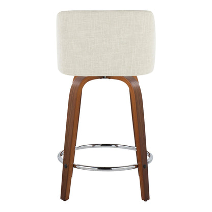 Majestic Office Furniture 24" Fixed-Height Counter Stool - Set of 2
