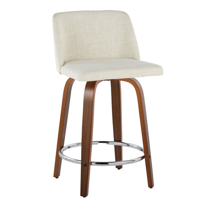 Majestic Office Furniture 24" Fixed-Height Counter Stool - Set of 2